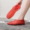 Mod Retro Flat Jelly Sandals For Women Geometric Cage Cutout Shoes Woman Sleek Form Fitting Flexible Bootie Sandal Summer Slides