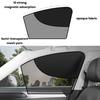 Car Side Window Sunshade Cover Double Layer Car Privacy Curtain Strong Magnetic Adsorption Simple Installation UV-Proof Auto Windshield Sunshade