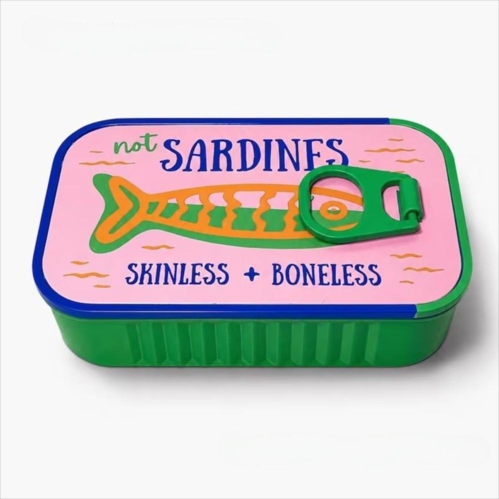 Durable Sardine Tin Jewelry Box 3D Printed Fish Bone Jewelry Box  Gift Box