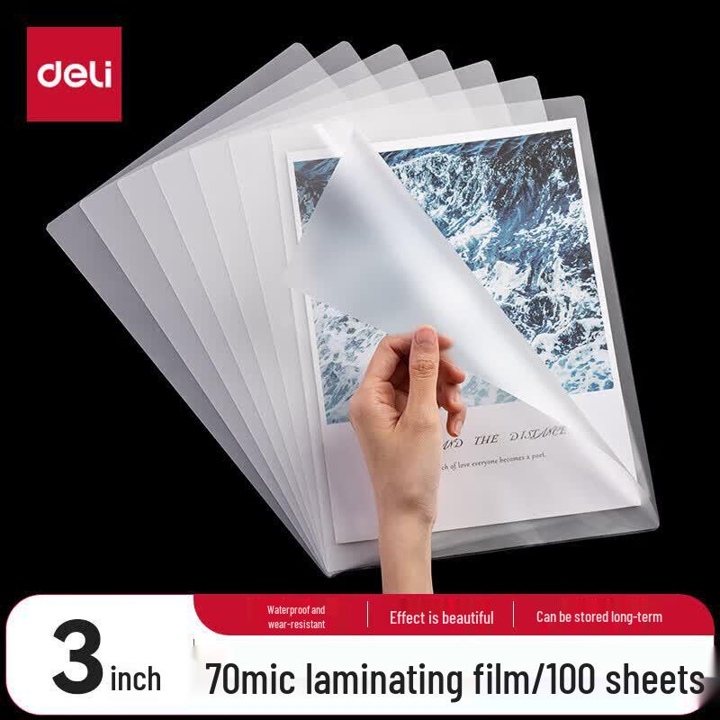 Deli Transparent Laminating Film CN plug (adapter included)