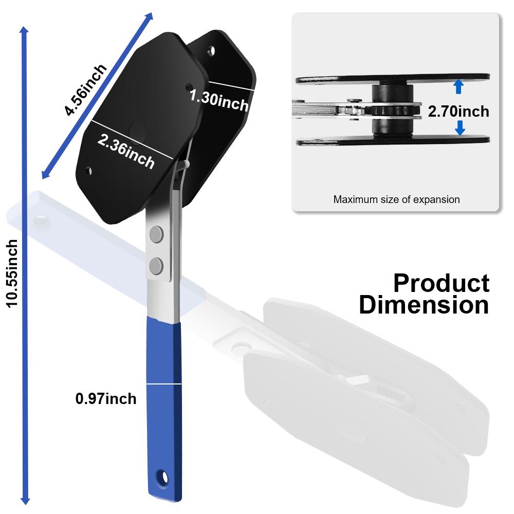 Caliper Spreader Tool Single Twin Quad Pistons Install Tool Car Ratchet Brake Piston Press Brake Caliper Wrench
