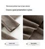 Women's Seamless 60-Count Fine Wool Half-High Neck Knit Sweater - Slim Fit Autumn/Winter Base Layer