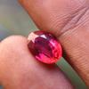 NATURAL Red Ruby Oval Shape CERTIFIED 3.60 Ct Loose Gemstone For Jewelry Making