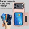 iPhone 17 Card Slot Flip Wallet Case, Drop-Proof Premium Protective Cover for iPhone 14/15/16 Plus