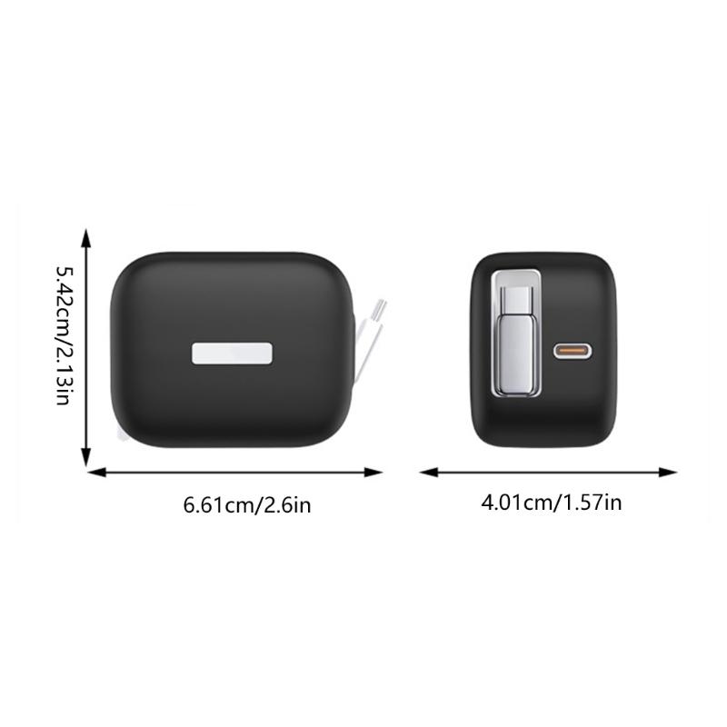 Lightweight Protector Case for Laptop Phone and Tablet Adapters Easy to Carry Charging Head Protective Sleeve