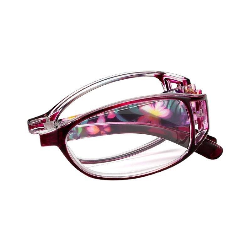 Fashion Compact and Portable Folding Anti-Blue Light Reading Glasses Women Men Eyeglasses