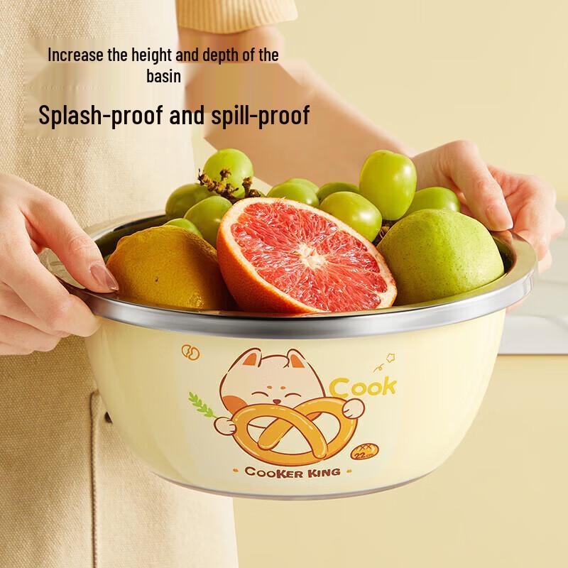 CIDHU Stainless Steel Mixing Bowl