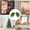 Christmas Wreath 24 Inch Festive Artificial Front Door Christmas Swag For Indoor Window Mantel Restaurant Wall Fence Dining Room