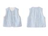 2025 Spring Women's Reversible Embroidered Ramie Vest in Chinese National Style (CY8121)