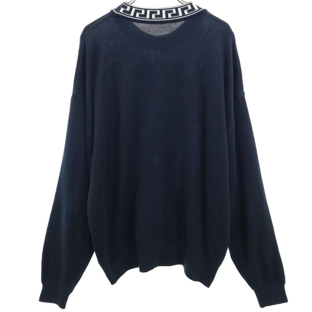 ITTIERRE made in Italy Long sleeve sweater Navy knit Men's Used