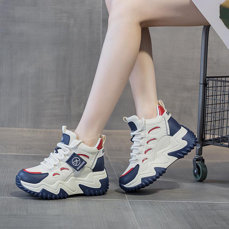 799 inner height increase dad shoes women's 2026 spring and summer new versatile platform dad shoes student casual shoes women