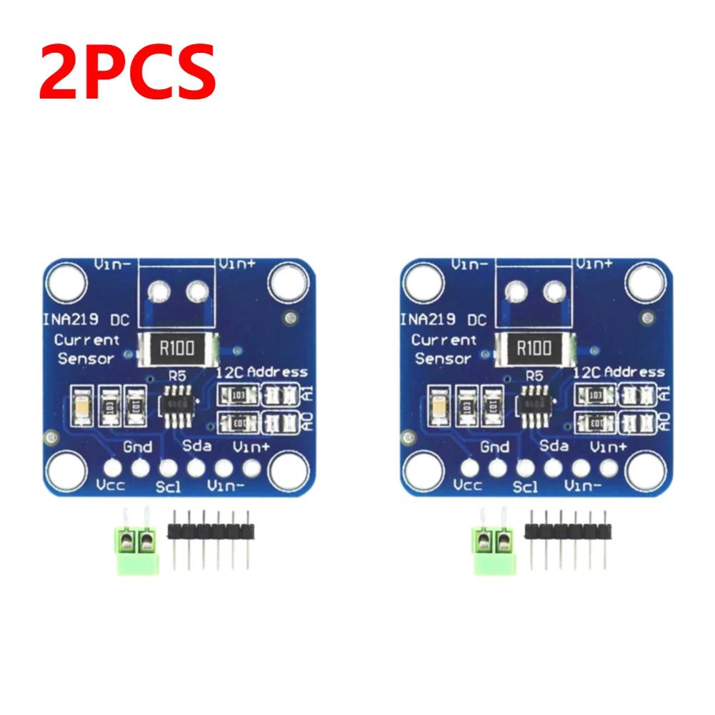 10-1PC MCU-219 INA219 Bi-directional Current Sensor Breakout Module I2C Zero Drift Power Monitoring Sensor Module High-precision