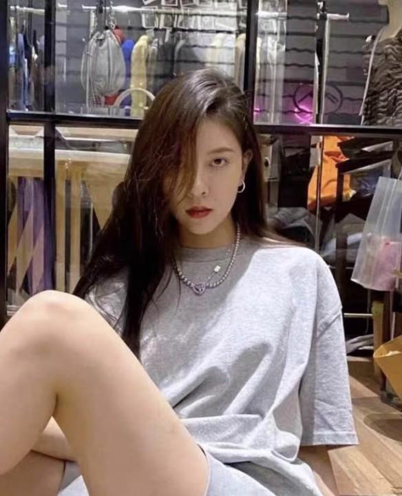 High-End Light Purple Zircon Heart Pendant Necklace