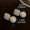 Luxury Crystal Earrings for Women, Full Rhinestone Dangle Jewelry Daily Festival Gift Year Round Wear