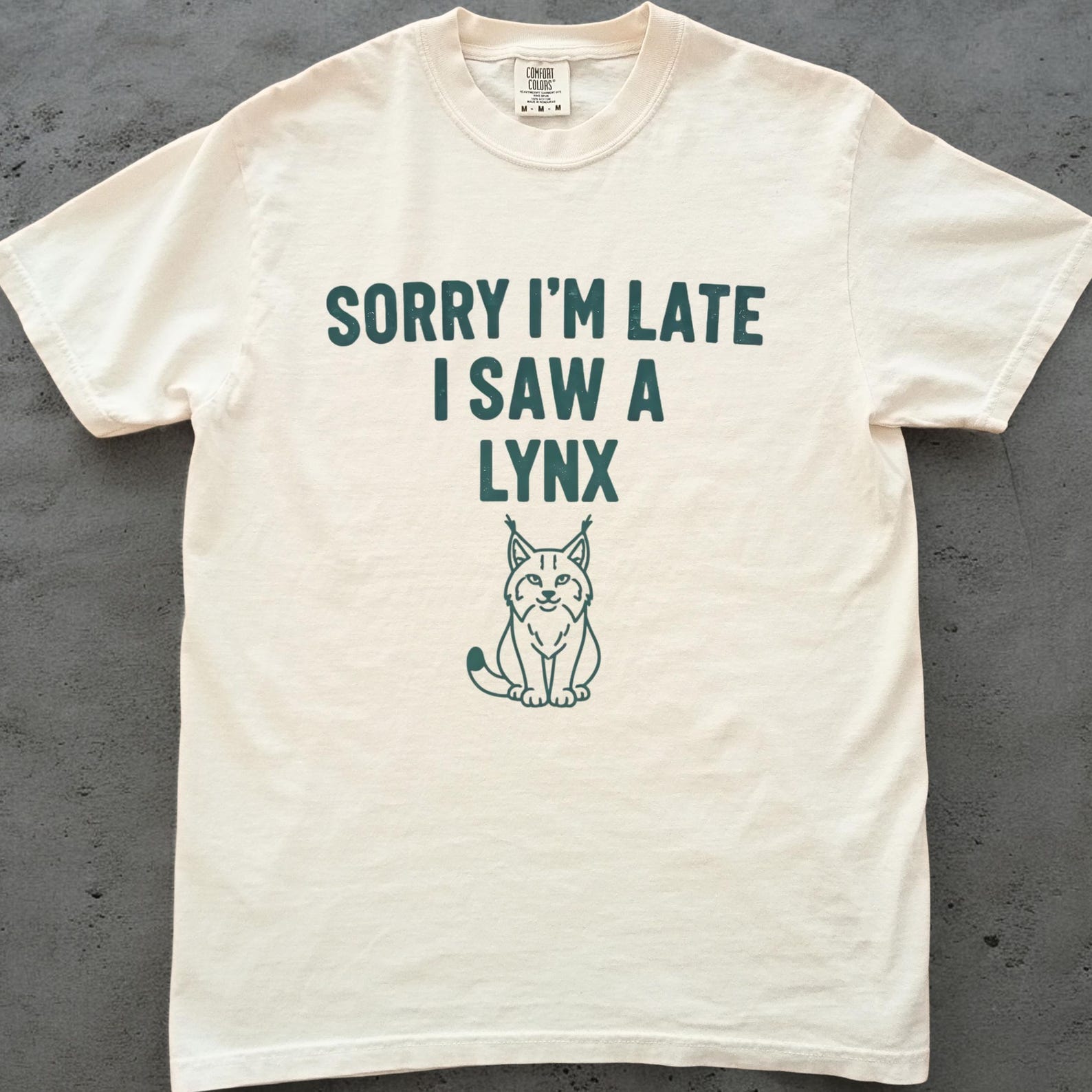 Lynx Shirt, Funny Lynx Lover Tee, Wild Cat Graphic T shirt, Comfort Colors Nature Shirt, Wildlife Lover Gift, Cute Animal Tee 3XL