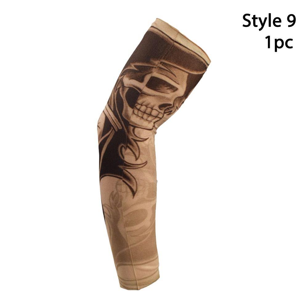 1 ks Květinové návleky na ruce s ochranou proti slunci Letní chladivé tetovací návleky na ruce Nový kryt na ruku