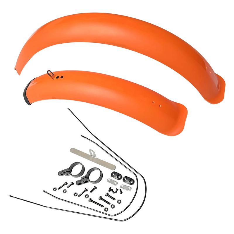 Bike Fenders 26/20" X4.0 Fat Tire Mud Guards Bike Mudguard Front Rear Set Accs for Snowroad Mountain Road Bike Traveling Outdoor