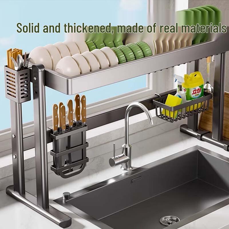 Multifunctional Kitchen Countertop Dish Rack