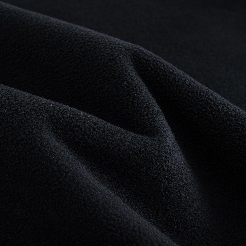 Men's ANTA Sweatshirts Men's Black Crew Neck Thickened