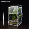 HHO-Jumping Spider Enclosure Accessories, Large Acrylic Terrarium, Tarantula-Reptile Enclosure