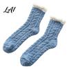 Warm Winter Gift for Women Thickened Plush Socks Women Soft Coral Fleece Slipper with Velvet Towel Bottom Cushioning Thermal Floor Autumn