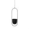 Simple Design Plant Pot Hanging Planter Vase Modern Window Ceiling Hanger for Small Cactus Herb Air Plant X3UC