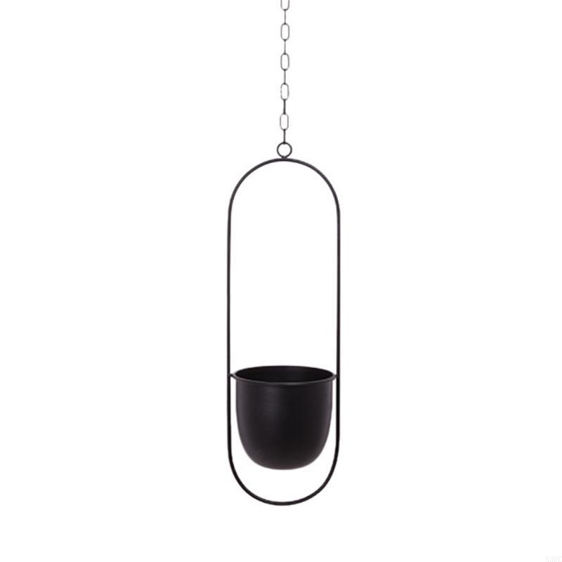 Simple Design Plant Pot Hanging Planter Vase Modern Window Ceiling Hanger for Small Cactus Herb Air Plant X3UC