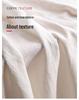 European and American Short-Sleeve Round Neck Cotton-Linen Long Dress with Pockets