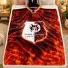 Flannel BlanketStade Rennais FC Warm Soft Throw Blanket for Indoor Sofa Bed Living Room Use