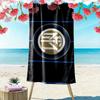 FC Internazionale Milano Print Beach Towel, Large Soft Quick Dry Towel for Beach Camping Swimming
