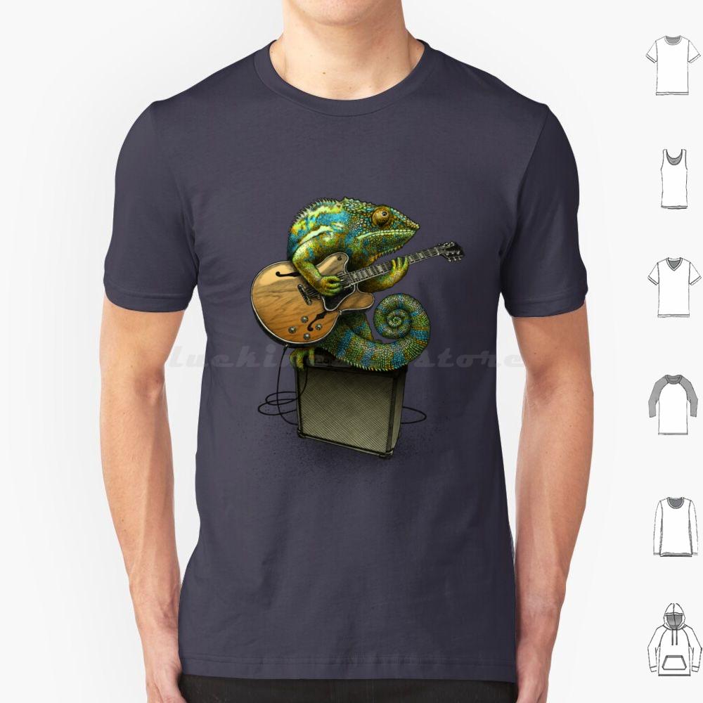 Chameleon Plays The Blues Plus A Few Other Colors Essential T Shirt Big Size 100 Cotton Chameleon Plays The Blues Plus A