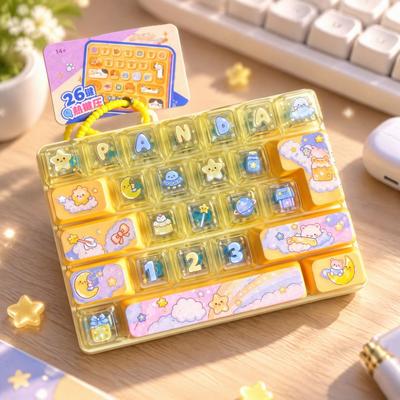 Kreatives Design Mini-Tastatur Anhänger Mini-Tastatur Tastatur Schlüsselanhänger Kinder Tasche Anhänger