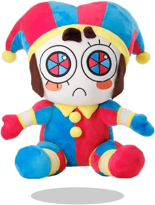 CARRYUSNBM Magical Number Circus Plush Toy, 11.2 Inch Magical Number Circus Pomni, Jax Plush Toy, Soft Stuffed Anime Plush Toy, Anime Animal