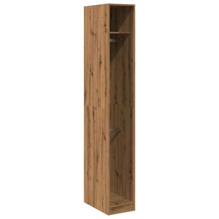 VidaXL Garde-robe chêne artisanal 30x50x200 cm bois d'ingénierie 3307782