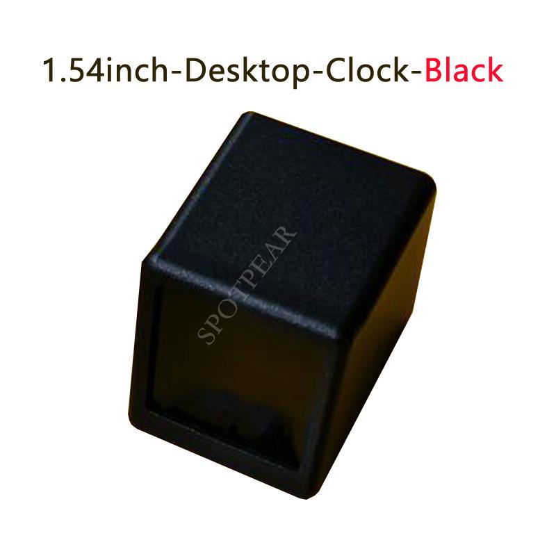 1.54" LCD WiFi Weather Clock - Innovative Black Tech Desktop Display