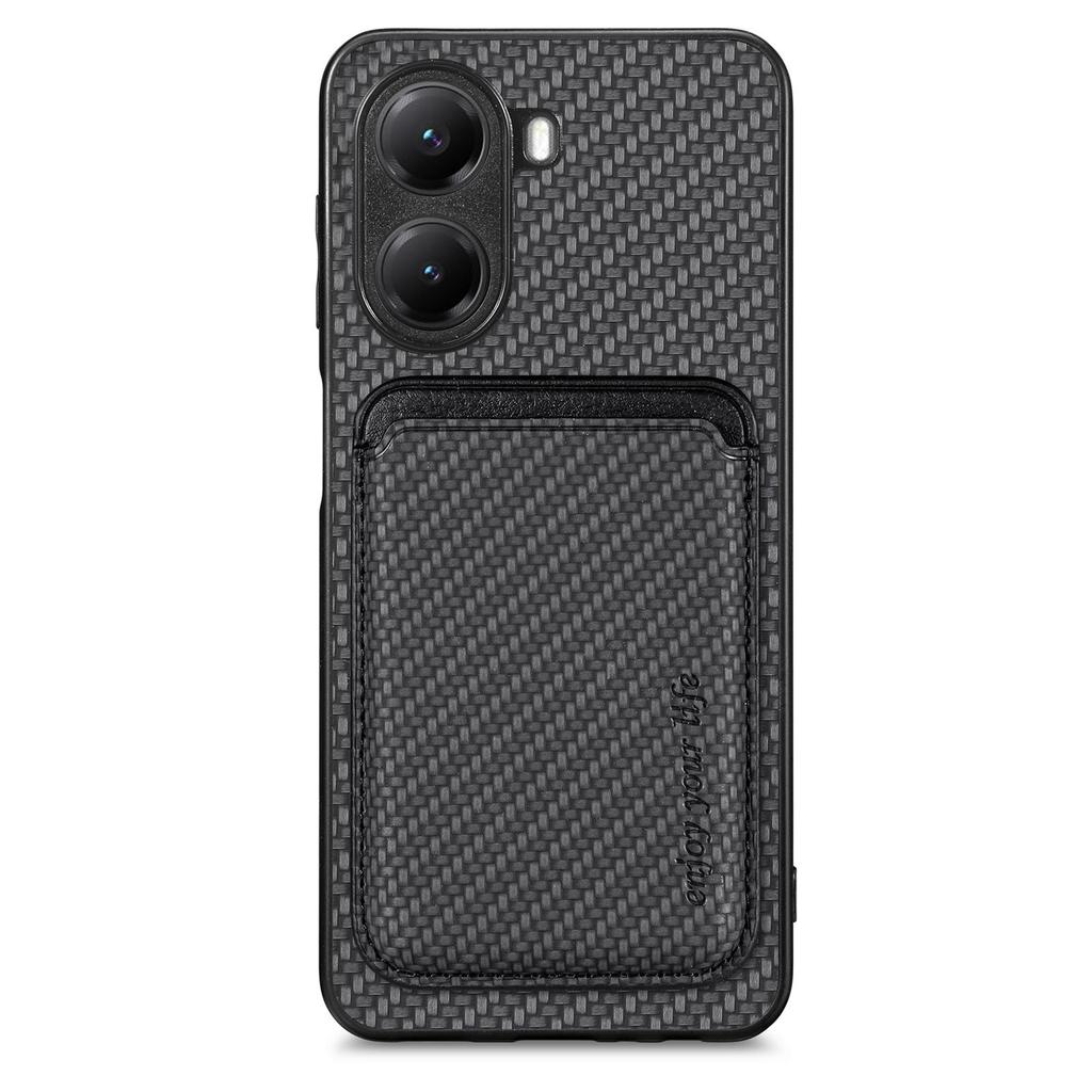 For Xiaomi Poco X7 Pro 5G/Xiaomi Redmi Turbo 4 5G Case Magnetic Detachable Card Holder Phone Back Cover
