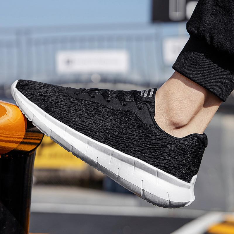 

2024 summer mesh shoes men s sports running casual shoes breathable mesh shoes large size men s shoes men s shoes 38