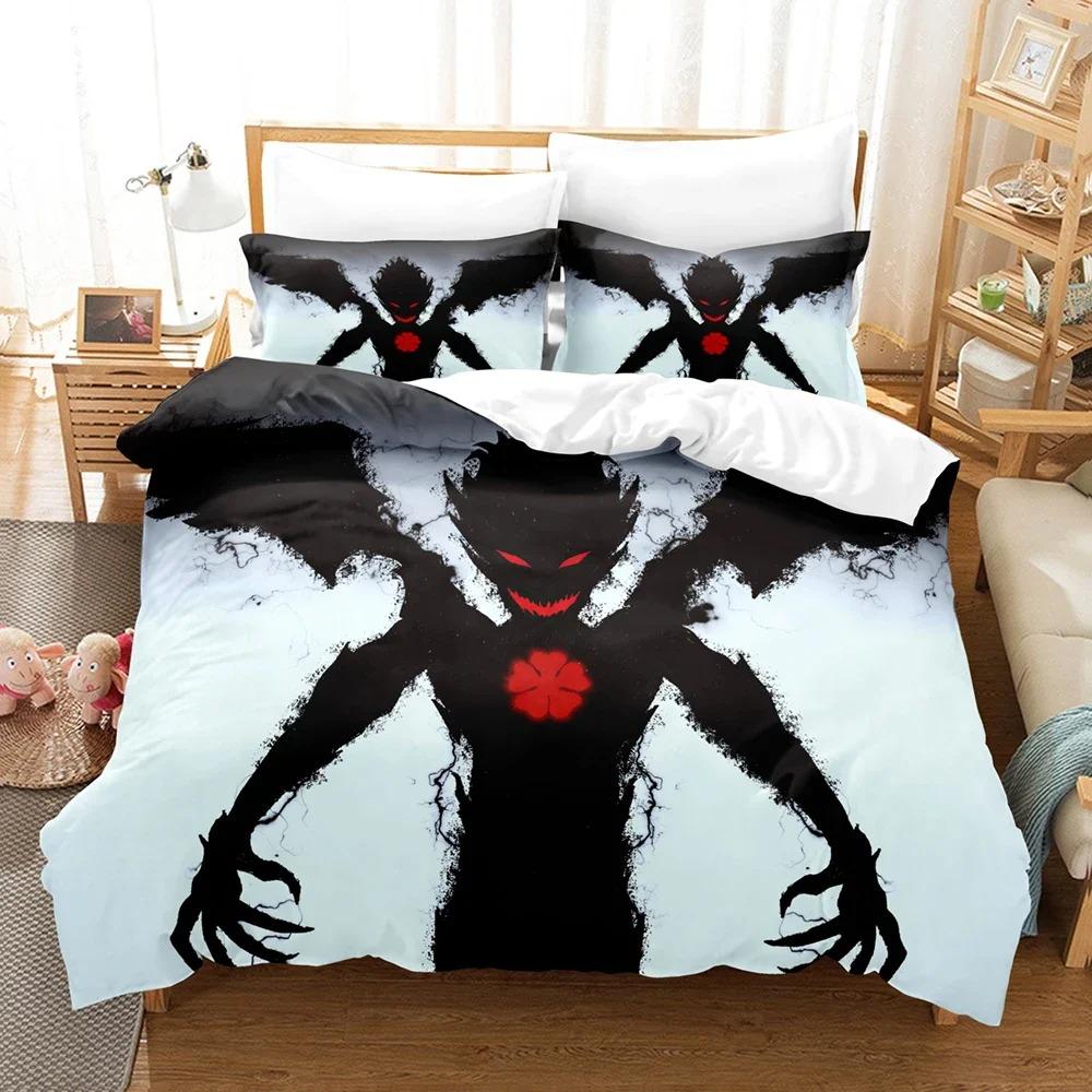 3D Schwarz fünf Blätter von Gras Bettwäsche-Sets Bettbezug-Set mit Kissenbezug Twin Full Queen King Bettwäsche Bettwäsche Heimtextilien