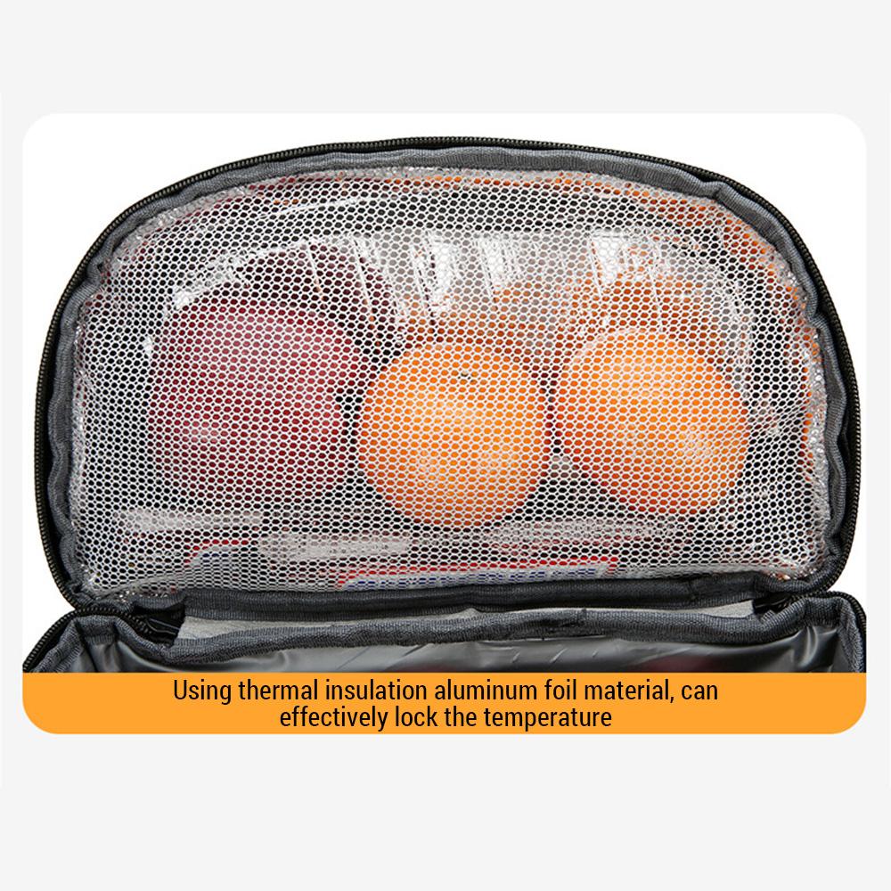 Isolierter Kühlrucksack Aluminiumfolie Thermorucksack Picknick Kühltasche für Outdoor Picknicktaschen Campingzubehör Neu