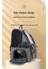 Portable Pet Trolley: Foldable, Breathable Cat & Dog Carrier, Double Shoulder Bag, Large Travel Bed