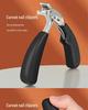 Premium German Large Opening Anti-Splash Nail Clipper for Thick Nails - Flat Edge, High-End Design