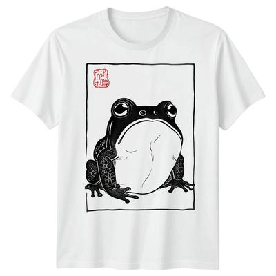 Frog Art Animal Mens T-Shirt Japanese Style