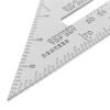 Aluminum Alloy Triangle Ruler With Clear Scale Woodworking Measurement Tool
