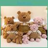 Bear Cartoon Cute Animal Plush Toy Pp Cotton Filled Decoration Doll Soothing