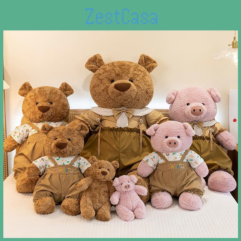 Bear Cartoon Cute Animal Plush Toy Pp Cotton Filled Decoration Doll Soothing