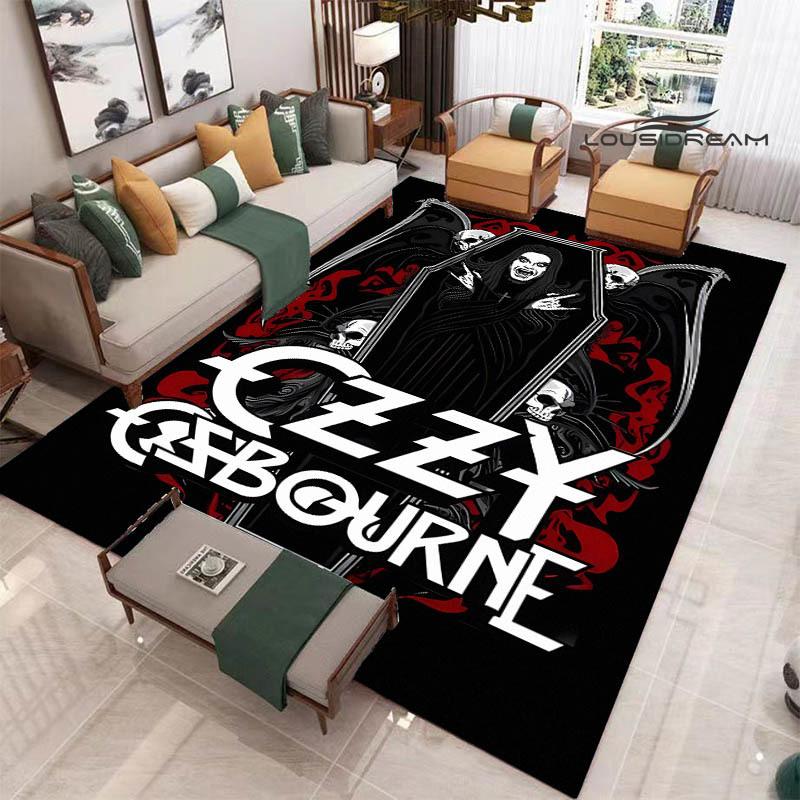 Ozzy osbourne printed carpet Living room bedroom non-slip carpets Yoga mat door mat Outdoor carpet kawaii rug birthday gift