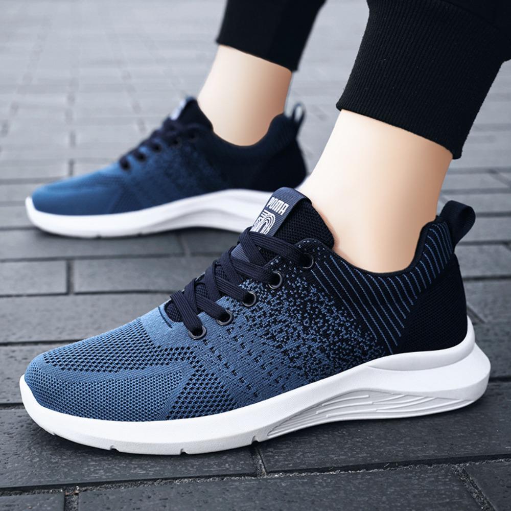 2026 Herren Sneaker Frühling Lässig Atmungsaktiv Einzelne Schuhe Ultraleicht Weichsohlige Laufschuhe Trendige Sport-Tennisschuhe