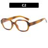 Modern Retro Narrow Oval Shaped Glasses Frame Female Concave Design Street Photography Personalized Flat Mirror Simple Design