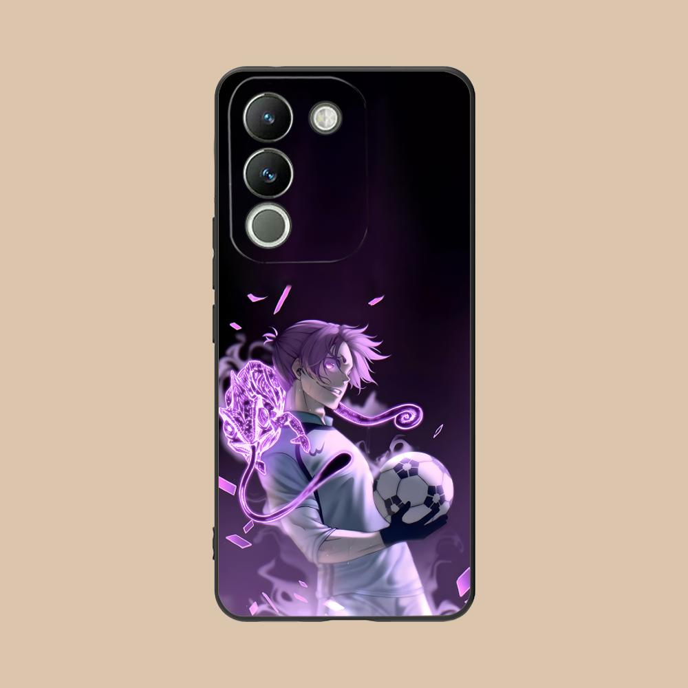 

Blue Lock Reo Mikage Matte TPU Mobile Phone Case for VIVO V60 V50 V40 V30 V29 V27 V25 V23 Pro Lite 5G Colorful Printing Cover vivo V23e