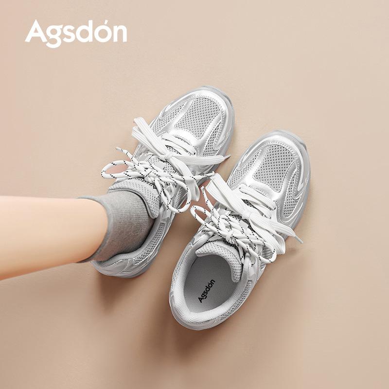 Augustine silver German training shoes women's 2025 new summer platform functional barefoot shoes ballet Forrest Gump sports shoes